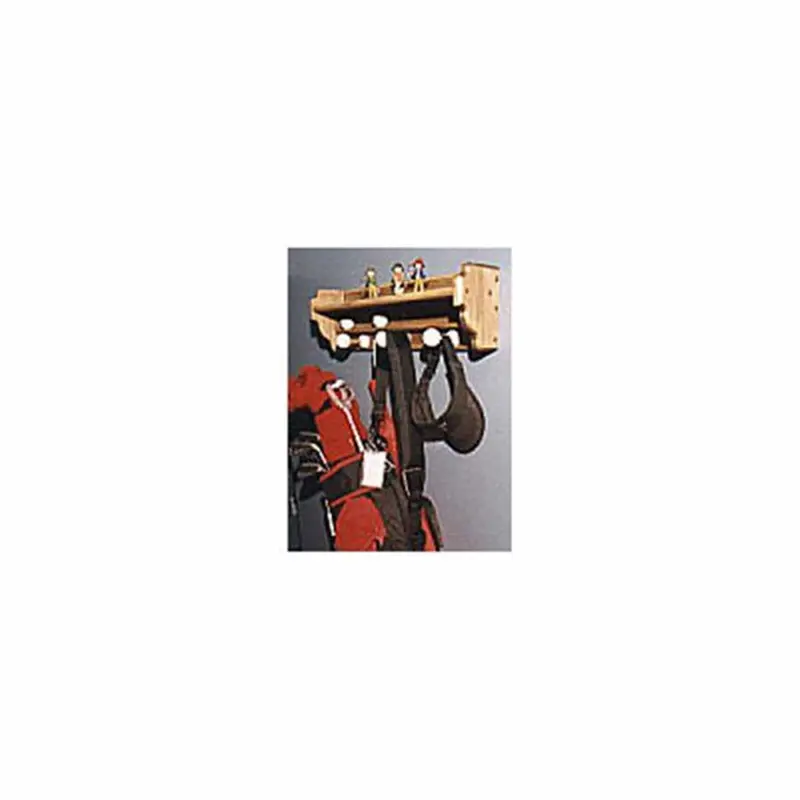 Golf-Themed Wall Shelf Woodworking Plan