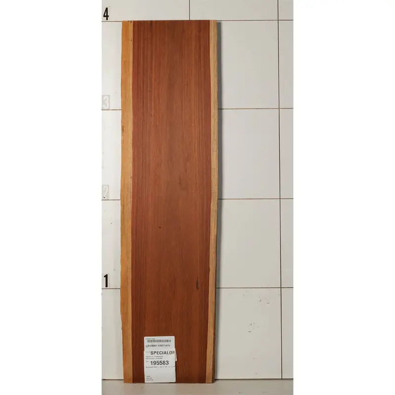 Granadillo Wood Slab – Grade #5, ~1-3/4″ Thick × 15″ Wide × 48″ Long