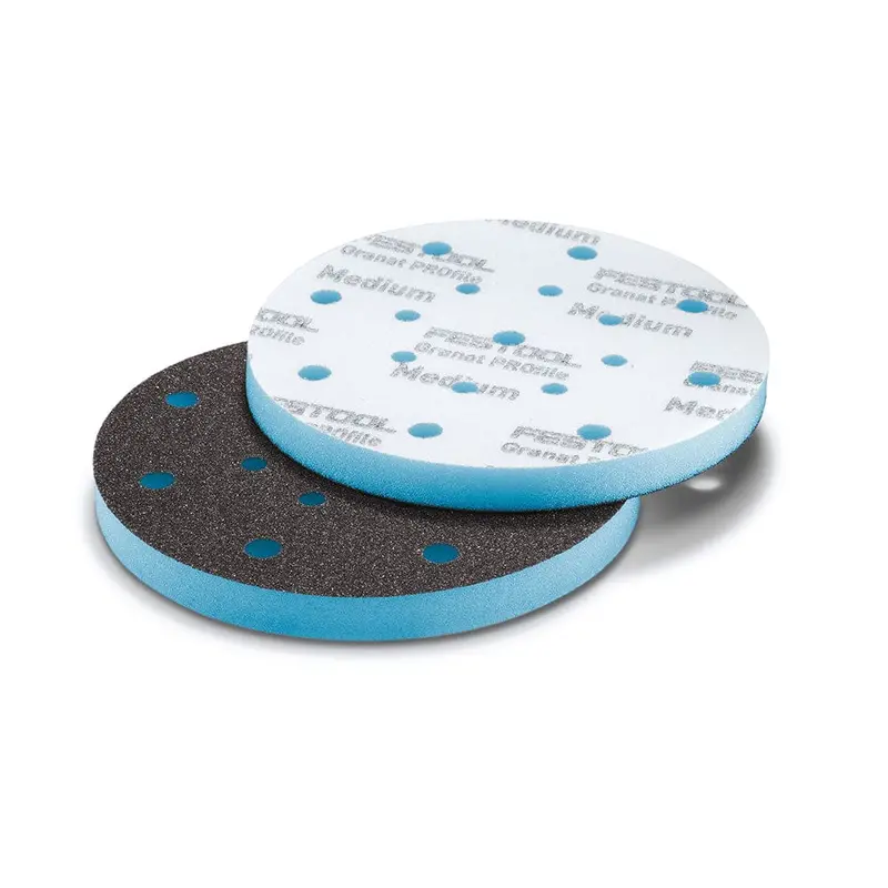 Granat PROfile Foam Abrasive Disc – 150 mm Diameter, Medium Grit – 10-Pack