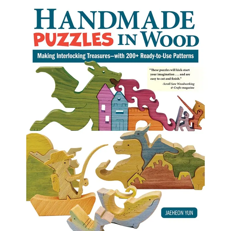Handcrafted Wooden Puzzles: Design, Cut, and Assemble Unique Brain Teasers