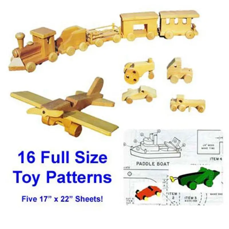 Handcrafted Wooden Toy Woodworking Pattern Plan