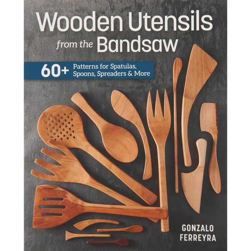 Handcrafted Wooden Utensils Cut on a Bandsaw