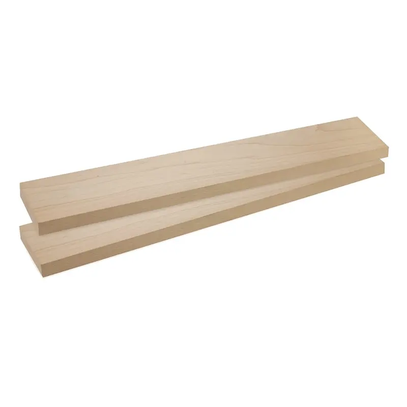 Hard Maple Board – 3/4″ x 3″ x 18″, Pack of Two Precision-Cut Pieces