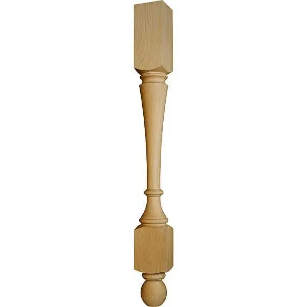 Hard Maple Washington Island Table Leg – Premium Quality, Model 99134HM