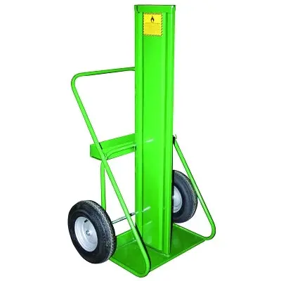 Heavy-Duty 400-Series Cylinder Cart for 9.5–12.5-Inch Diameter Tanks with Firewall Design and 10-Inch Pneumatic Tires