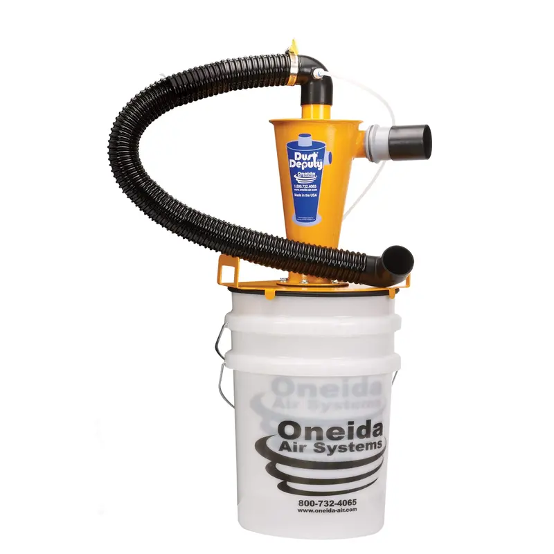 Heavy-Duty 5-Gallon Dust Deputy Cyclone Separator Kit – Efficient Dust Collection