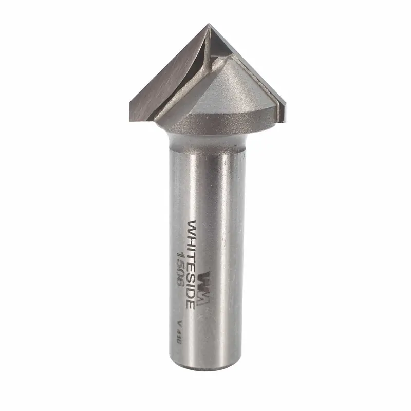 Heavy-Duty 90° V-Groove Router Bit – 1/2″ Shank, 1″ Diameter, 1/2″ Depth, 2-5/8″ Overall Length