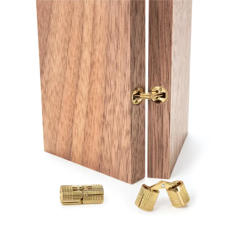 Heavy-Duty Barrel Hinge Set for 1/2-Inch Panels
