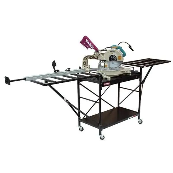 Heavy-Duty Shop-Style Miter Saw Stand – Model 2875XL with Adjustable Support Arms