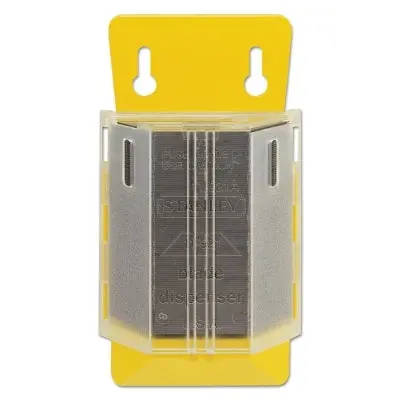 Heavy-Duty Utility Blades – 2-7/16″, Carbon Steel, 100-Pack with Dispenser