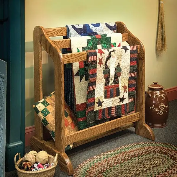 Heirloom Quilt Stand – Digital Project Plan for Immediate Download