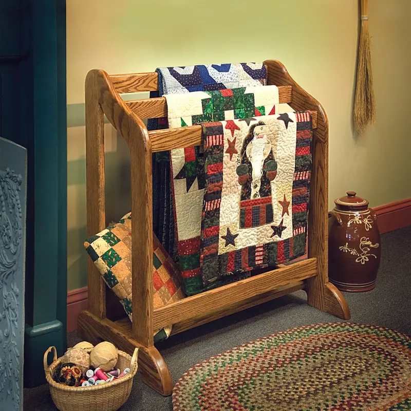 Heirloom Quilt Stand – Printed Paper Project Plan for Woodworkers