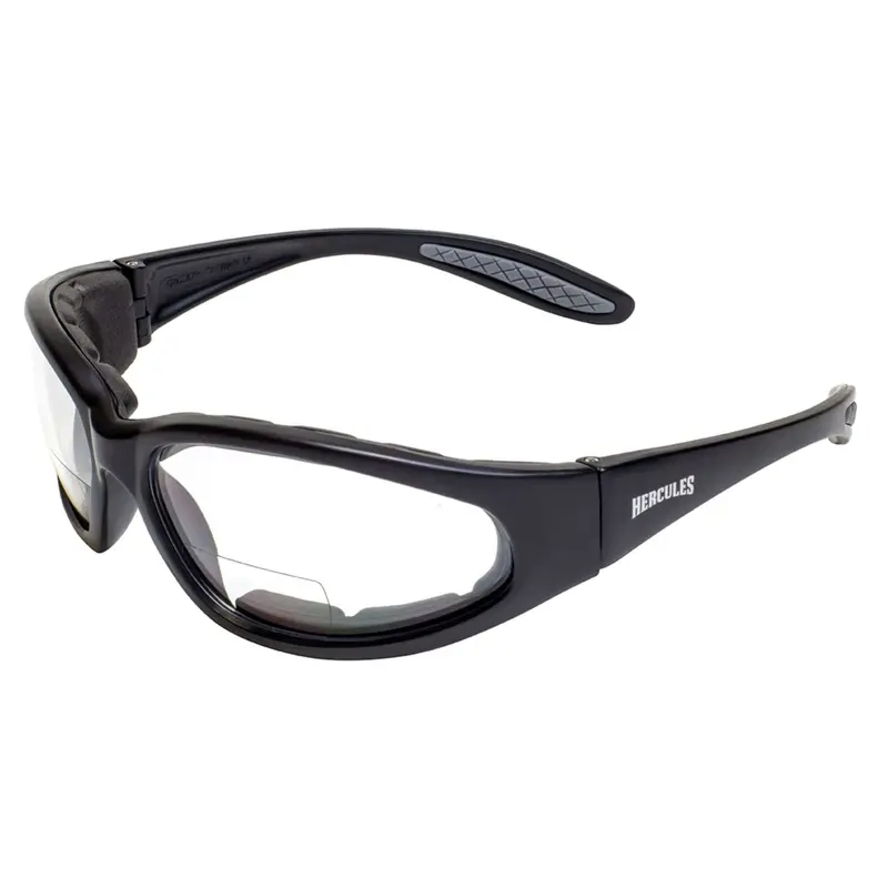 Hercules Safety Lenses – +1.50 Diopter Clear Anti-Fog Bifocals