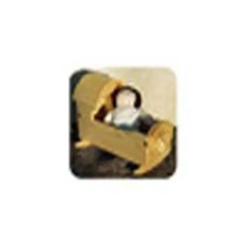 Hooded Doll Cradle Woodworking Pattern Plan