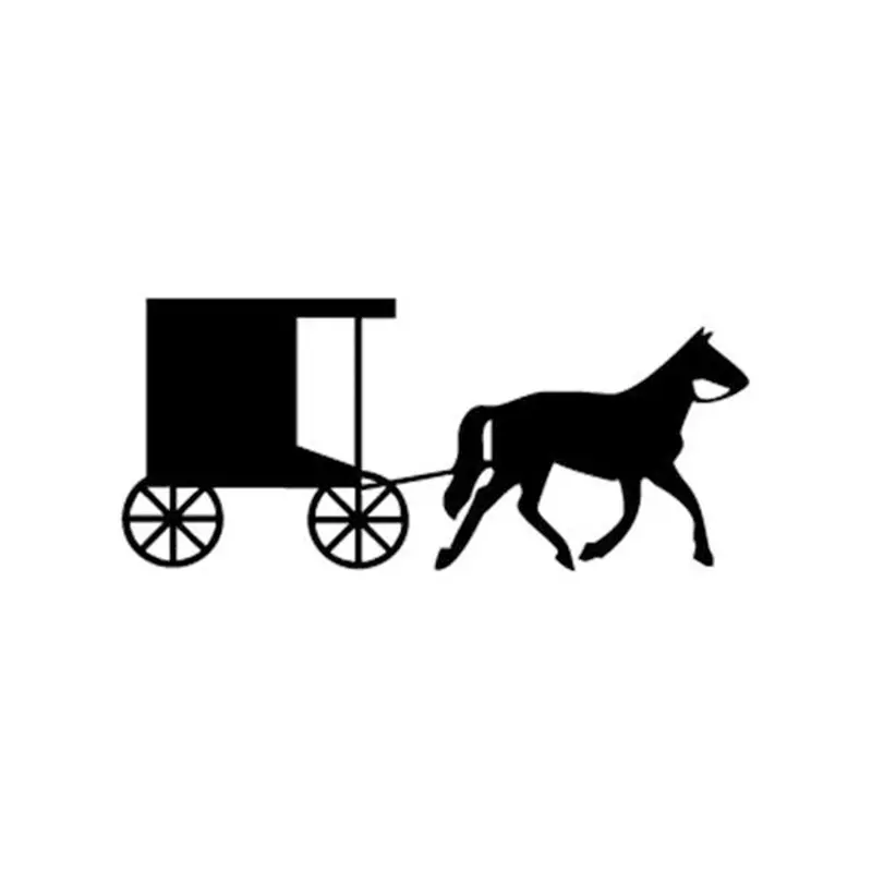 Horse and Buggy Shadow Box Woodworking Template – Printable Plan