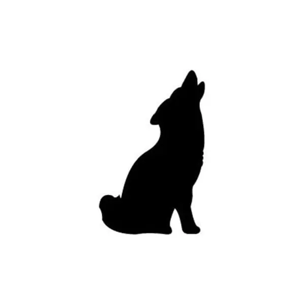 Howling Wolf Wall Shadow Box Pattern