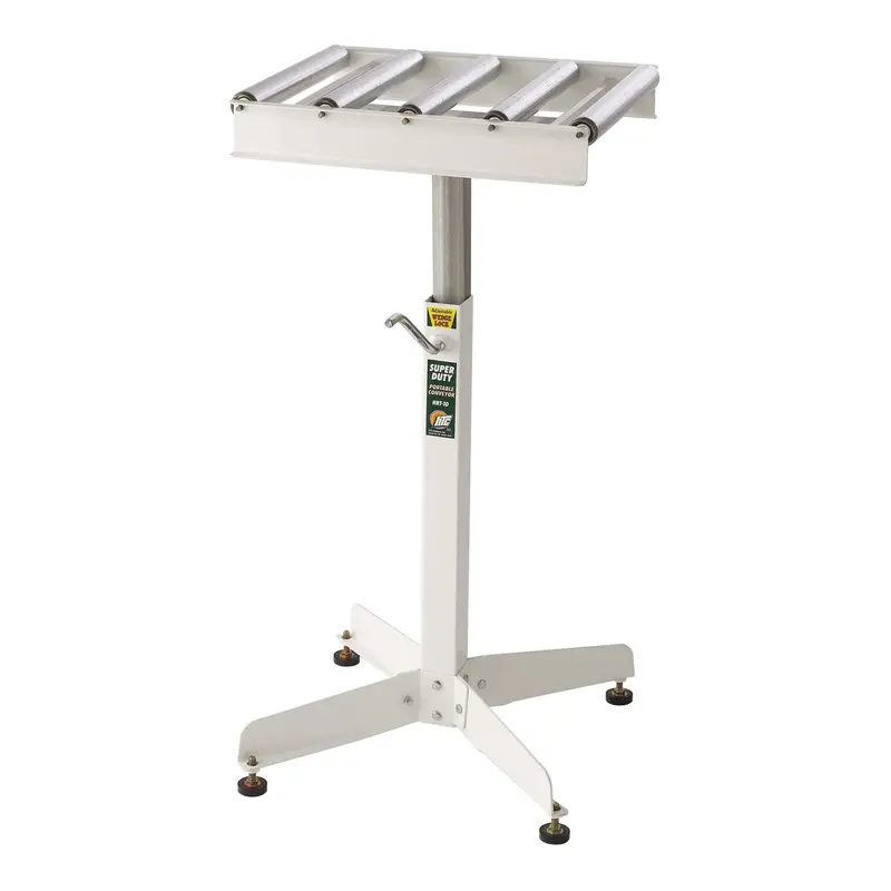 HRT-10 Portable Conveyor – 15″ W × 18″ L, 5-Roller Design