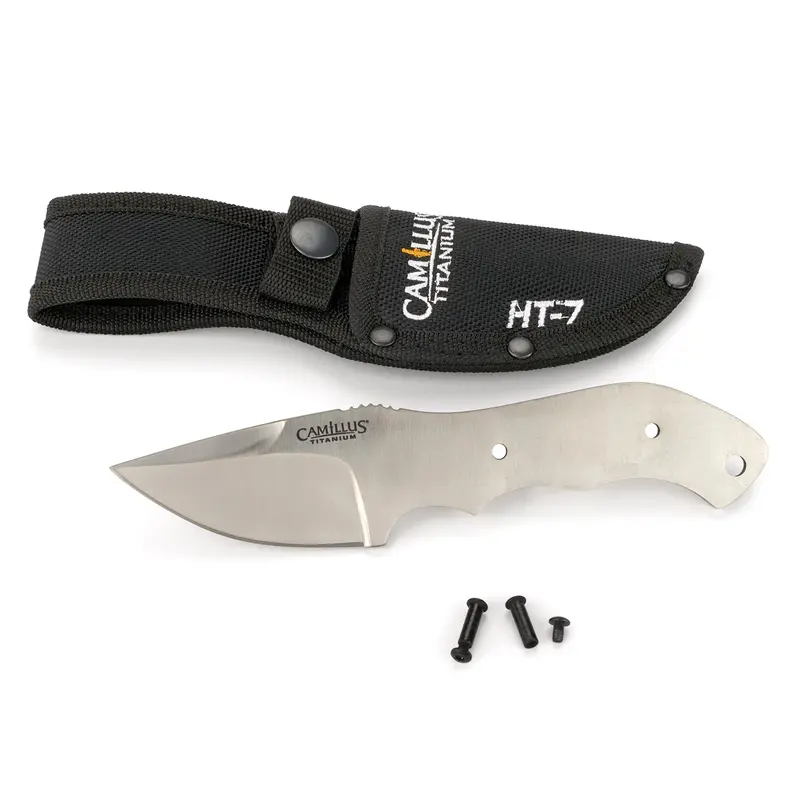 HT-7 Fixed Blade Hunting & Fishing Knife Kit – 7″ Unfinished Blade