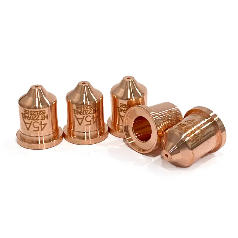 Hypertherm Drag-Cut Plasma Nozzles — 45-Amp, Designed for Non-Contact Cutting, 5-Pack (Part #220941)