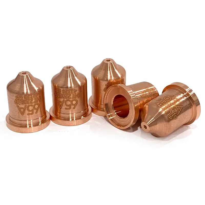 Hypertherm Standard Plasma Nozzles — 65-Amp Rating, 5 per Package (Part #220819)