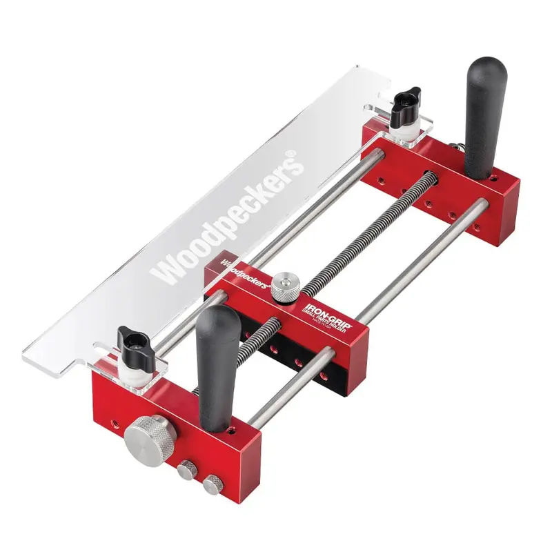 Iron-Grip Small Parts Holder — Router Table Accessory for Secure Workholding