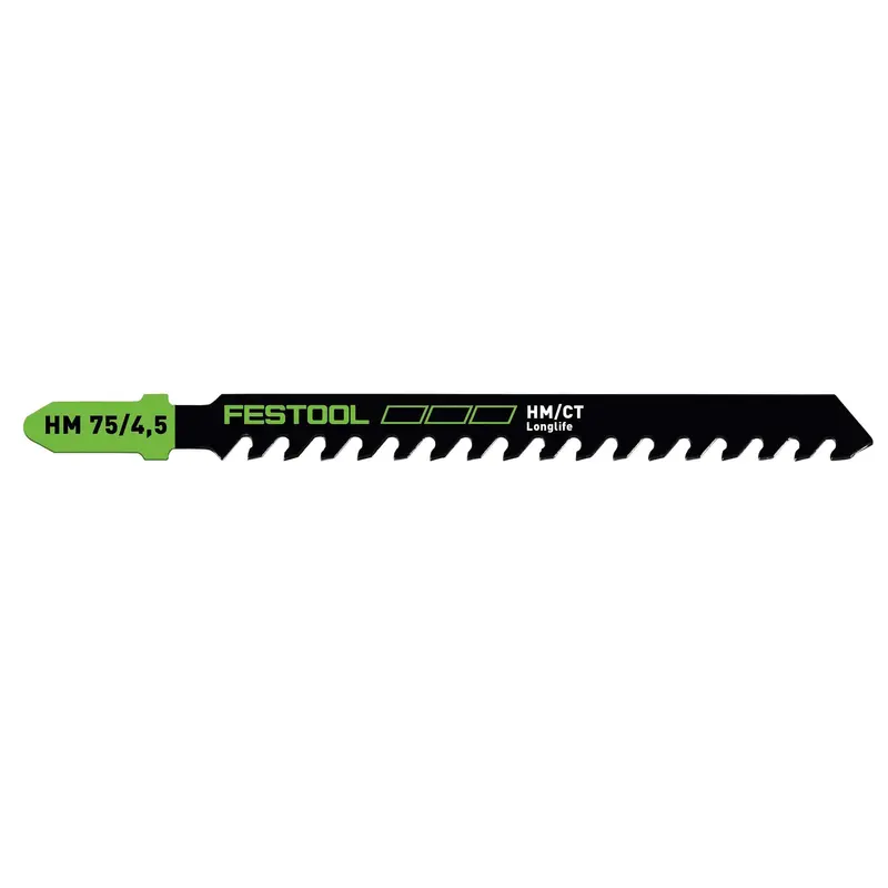Jigsaw Blades for Abrasive Materials – 75mm Length, 4.5mm Tooth Pitch, Single-Pack