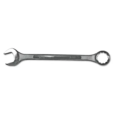 Jumbo 1-1/4-Inch 12-Point Combination Wrench — 14-9/16-Inch Length, Nickel-Chrome Plated