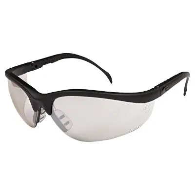 Klondike KD1 Protective Eyewear — I/O Mirror-Coated Polycarbonate Lenses, Black Nylon Frame