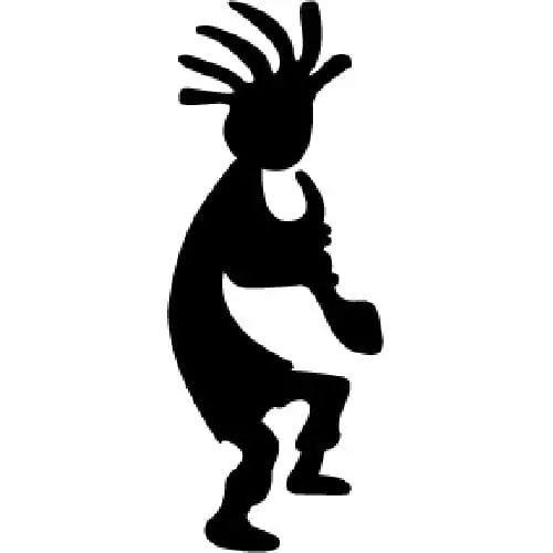 Kokopelli Silhouette Woodcutting Pattern – Printable Project Plan