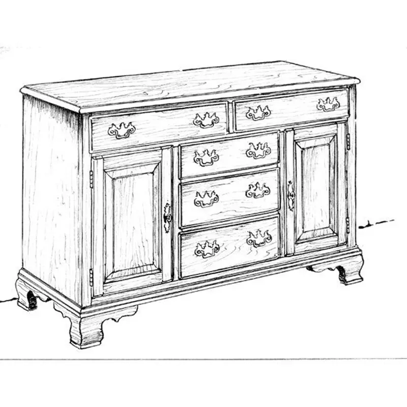 Large Buffet Construction Plan – Detailed Paper Project Guide