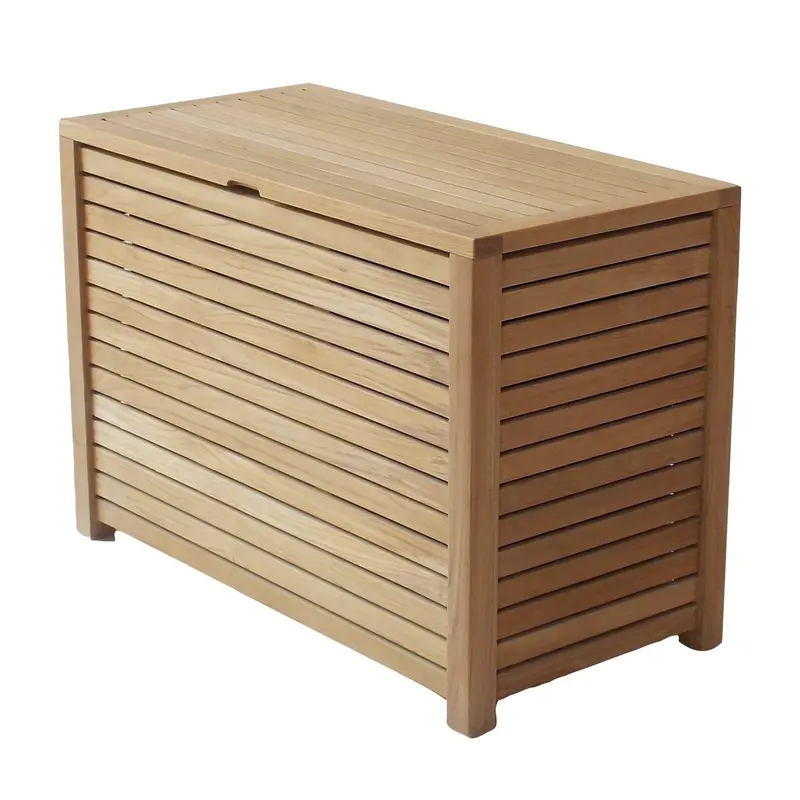Laundry Hamper with 3 Compartments and Towel Storage Box
