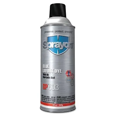 Layout Marking Dye Aerosol – 12 oz Can, Vibrant Blue Formula