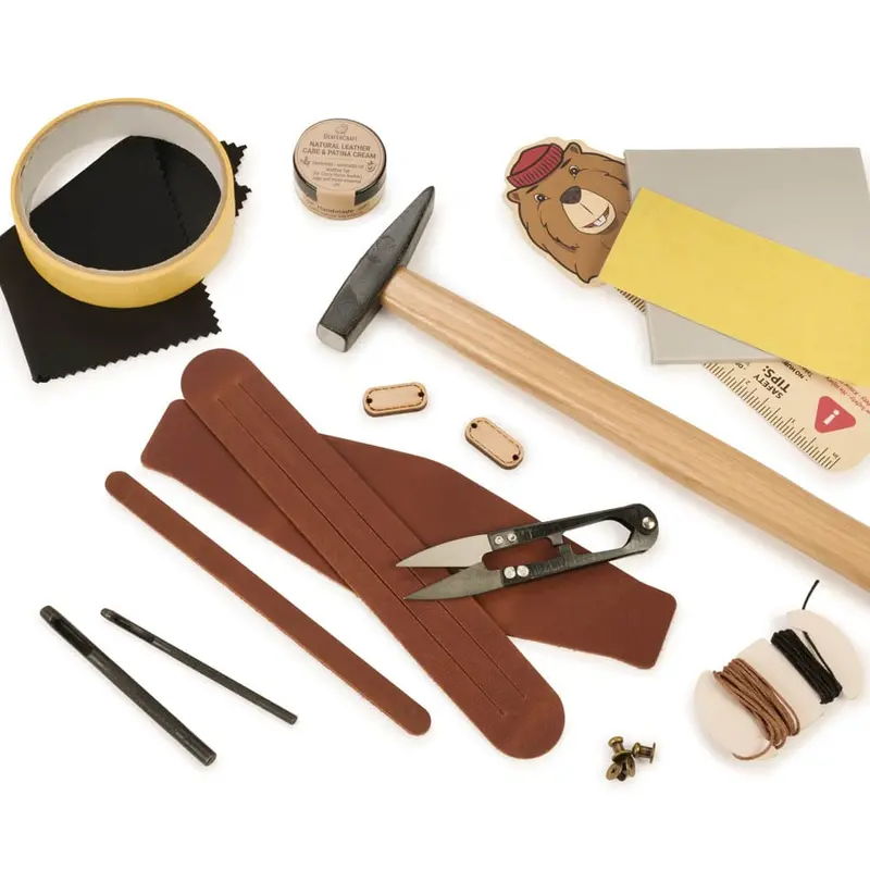 Leather Crafting Kit – Bracelet-Making Starter Set