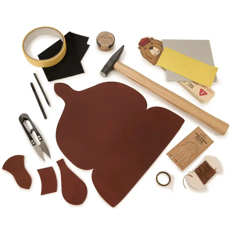 Leather Crafting Kit – Custom Glasses Case Making Set