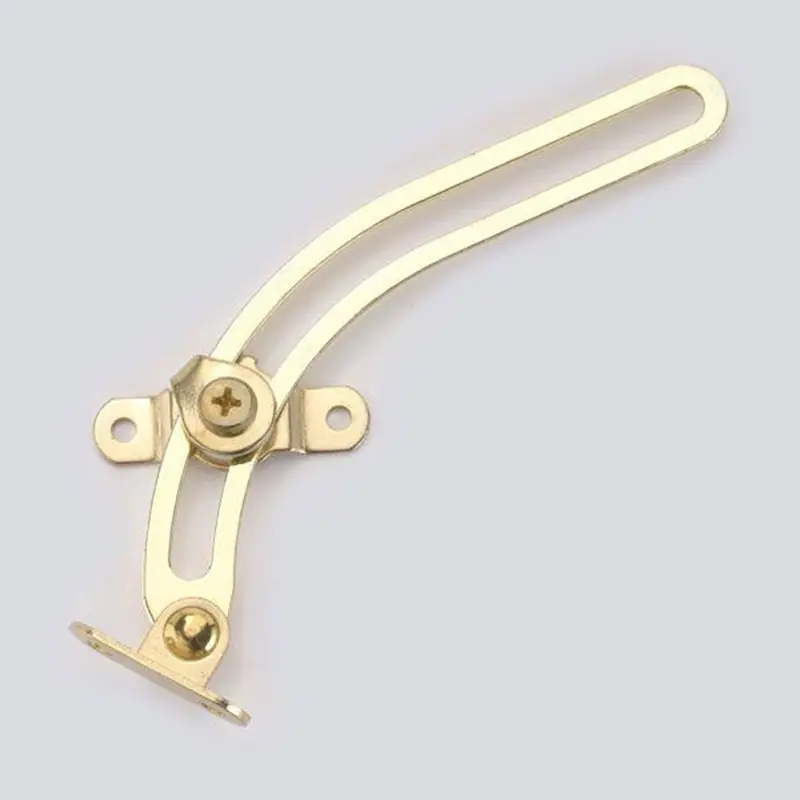 Left-Curved Friction Lid Support with Mounting Hardware
