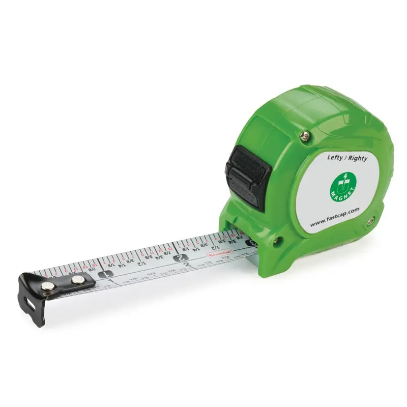 Lefty/Righty Mini Pro Carpenter’s Tape Measure – 6′ with Integrated Magnet