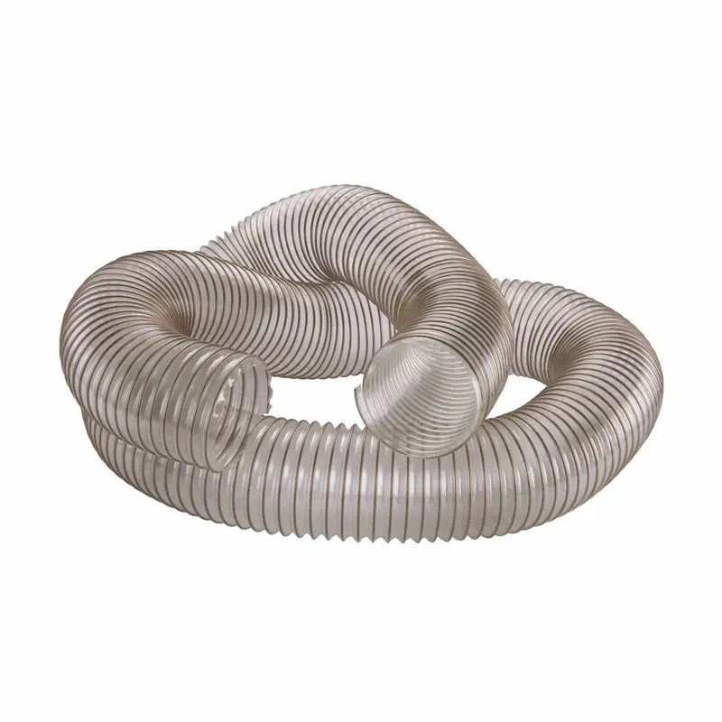 Light-Duty 4″ Urethane Dust Collection Hose – 10 Feet Long