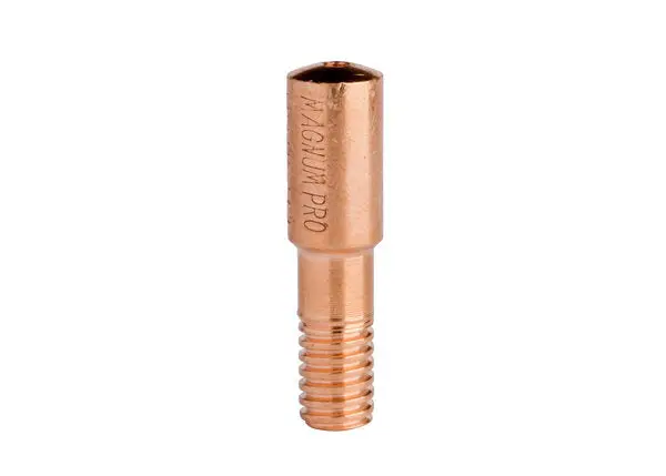 Lincoln Copper Plus Tapered Contact Tip for Aluminum MIG Welding – 550A, 1.2 mm (3/64 in), Pack of 10