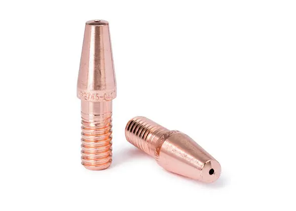 Lincoln Electric Copper Plus 550A Tapered Contact Tip – 0.035″ (0.9 mm), 100-Pack