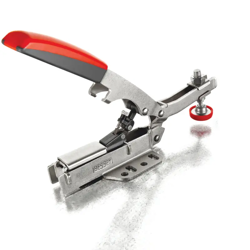 Low-Profile Auto-Adjusting Horizontal Toggle Clamp