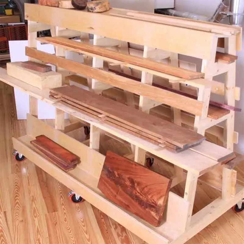 Lumber and Sheet Goods Storage Rack – Printable Workshop Organization Plan
