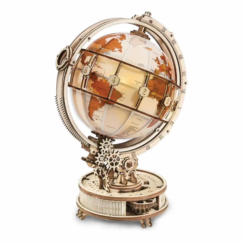 Luminous 3D Globe Puzzle – Educational Assembly Kit