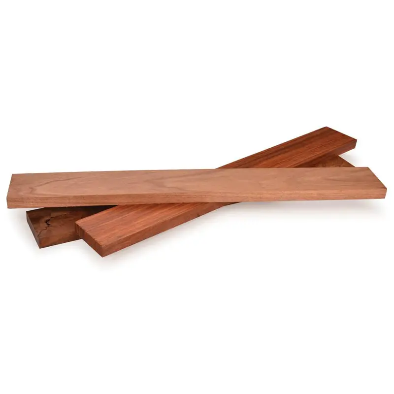 Macacauba, Padauk & Goncalo Alves Thin Lumber Pack – 3/4″×3″×24″, 3-Piece