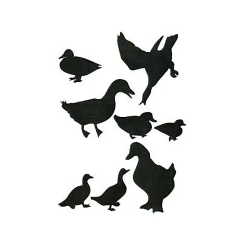 Mallard Duck Shadow Cutout Template – Decorative Wooden Silhouette Plan