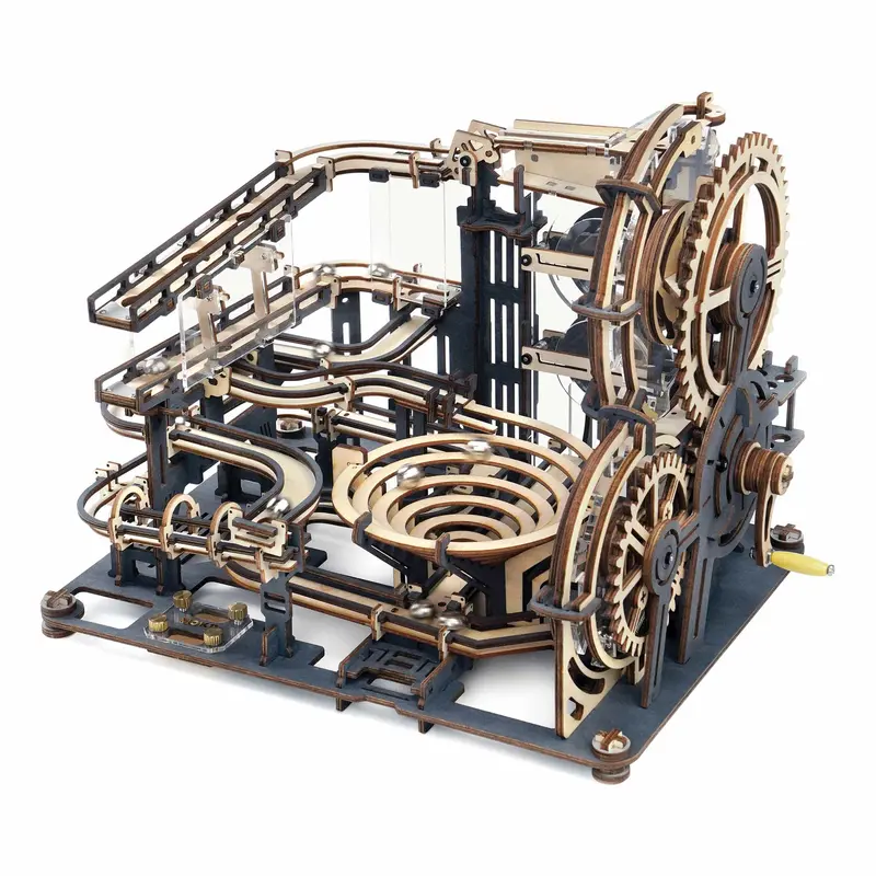 Marble-Inspired Night City 3D Model Building Kit