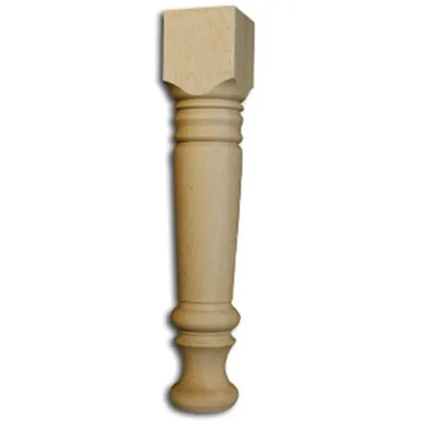 Massive Farm Dining Table Leg – Rustic Heavy-Duty Base