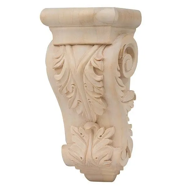 Medium Acanthus Leaf Carved Corbel