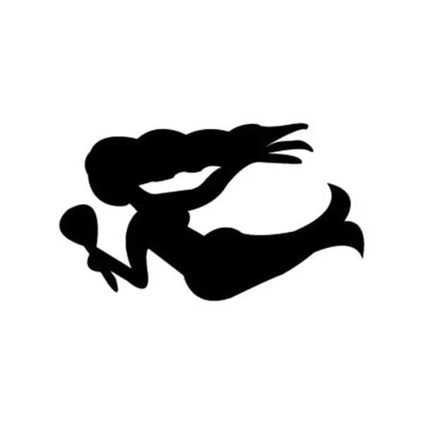 Mermaid Silhouette Wall Art Wood Plan