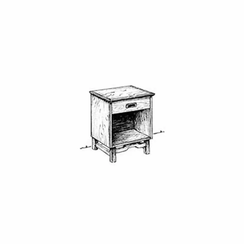 Minimalist Nightstand – Compact Bedroom Furniture Wood Plan