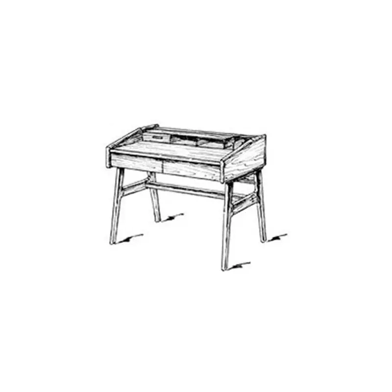 Minimalist Writing Desk Construction Plan